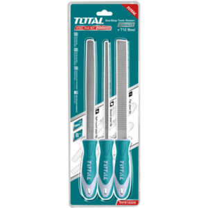 Total Half/Round/Flat 3Pcs Wood File Set - Image 1