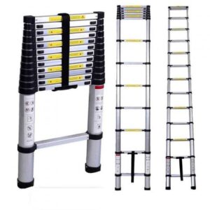 Generic 3.8m Telescoping Ladder, Aluminum