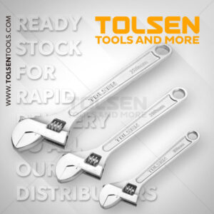 Tolsen 3PCS Adjustable Wrenches Set 15007