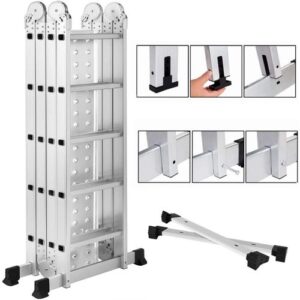 Generic Aluminium Folding Ladder Non-Slip Step Ladder (5.7M) - Image 1