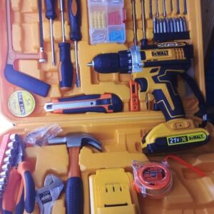 Dewalt 28V Cordless Electric Drill 117PC Tool Set WITH 2 Batteries - Image 2