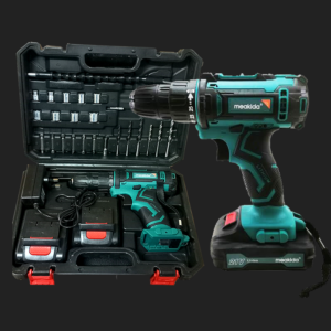 Meakida  Powerful 21V Cordless Drill with Drill Bits, Screwdriver Bits, Sockets