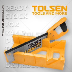 Tolsen Mitre Box With Back Saw Set31017 - Image 1