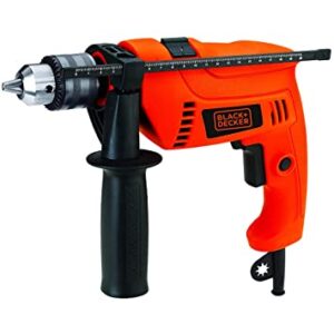 Black+Decker HD555 550W 13mm Variable Speed Reversible Hammer Drill/Driver