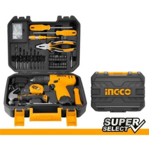 Ingco Lithium-ion Corddress Drill 12V 81tool set