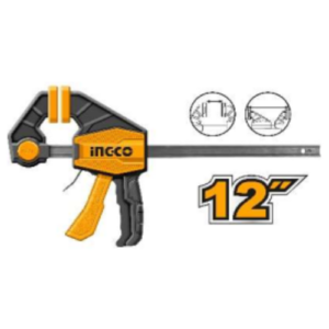 Ingco HQBC01602 Quick Bar Clamps Size 12 Inch - Image 1