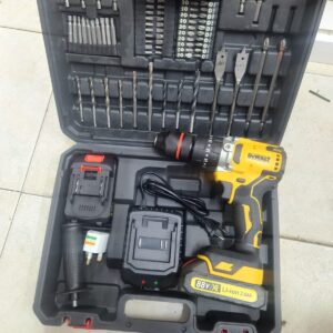 Dewalt 88V Cordless Electric Hammer Drill 47PC Tool Set