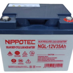 Nippotec Solar Deep Cycle Lead Battery, 12V/35AH