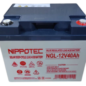 Nippotech 12V 40Ah Solar Deep Cycle Lead Acid Battery