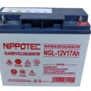 Nippotech 12V 17Ah Solar Deep Cycle Lead Acid Battery