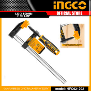 INGCO 120x500mm F-Clamp - HFC021202 - Image 1
