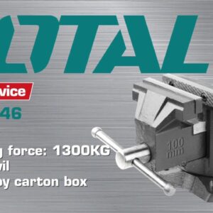 TOTAL BENCH VICE 4" - 100mm (THT6146) - Image 2