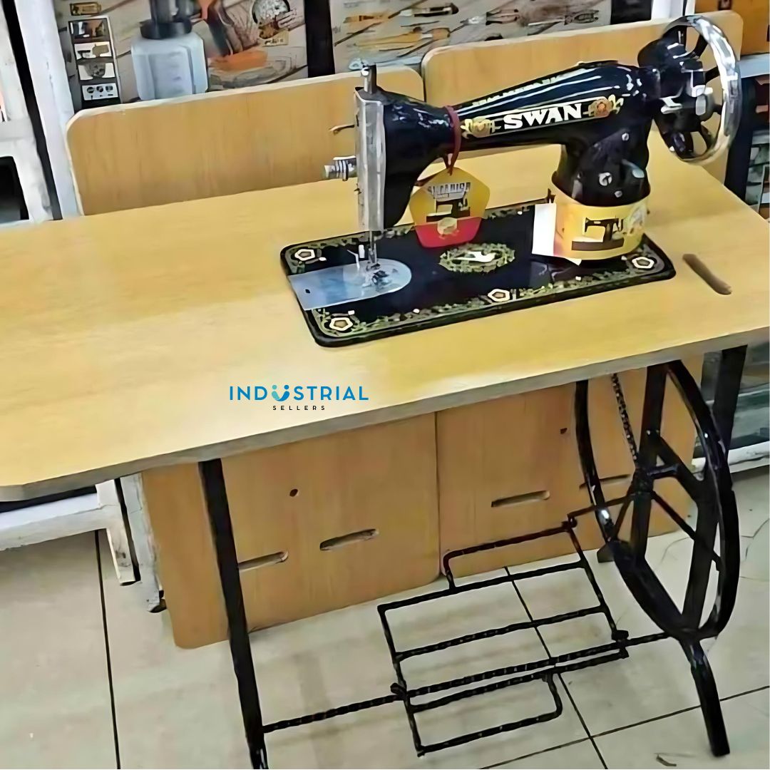 swan sewing machine with table
